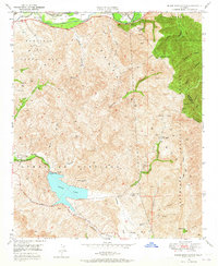 Black Star Canyon 1949 topographic map thumbnail