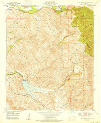 Black Star Canyon 1950 topographic map thumbnail