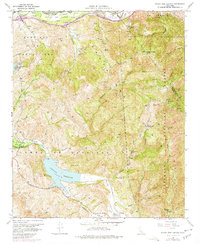 Black Star Canyon 1967 topographic map thumbnail