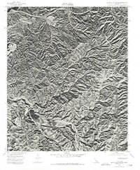 Black Star Canyon 1974 topographic map thumbnail