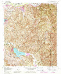 Black Star Canyon 1967 topographic map thumbnail