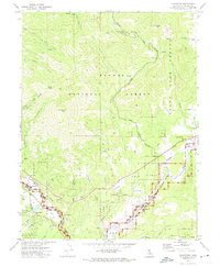 Blairsden 1972 topographic map thumbnail