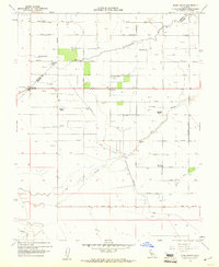 Bliss Ranch 1960 topographic map thumbnail