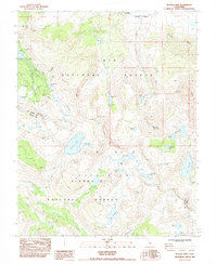 Bloody Mtn 1983 topographic map thumbnail