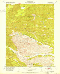Blossom 1952 topographic map thumbnail