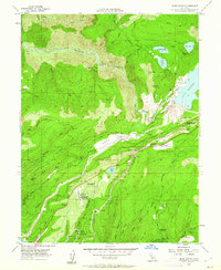 Blue Canyon 1955 topographic map thumbnail