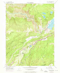 Blue Canyon 1955 topographic map thumbnail