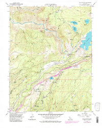 Blue Canyon 1955 topographic map thumbnail