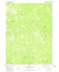 Blue Creek Mtn topographic map thumbnail