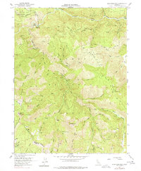 Blue Nose Mtn 1951 topographic map thumbnail
