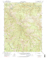 Blue Nose Mtn 1951 topographic map thumbnail