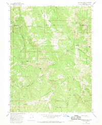 Bluenose Ridge 1967 topographic map thumbnail