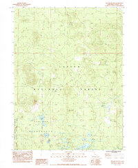 Bogard Buttes 1983 topographic map thumbnail