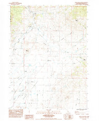 Bogus Mountain 1984 topographic map thumbnail