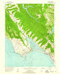 Bolinas 1954 topographic map thumbnail