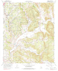 Bonsall 1968 topographic map thumbnail