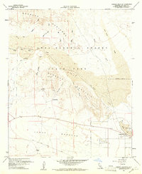Borrego Mountain 1960 topographic map thumbnail