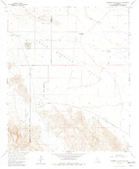 Borrego Mountain SE 1958 topographic map thumbnail