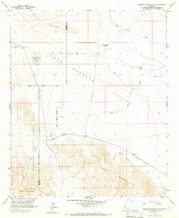 Borrego Mountain SE 1958 topographic map thumbnail