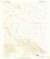 Borrego Mountain SE 1958 topographic map thumbnail
