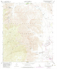 Borrego Palm Canyon 1959 topographic map thumbnail