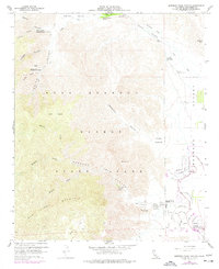 Borrego Palm Canyon 1959 topographic map thumbnail
