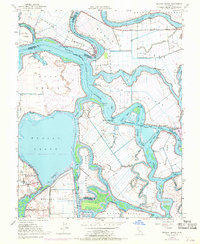 Bouldin Island 1952 topographic map thumbnail