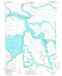 Bouldin Island 1978 topographic map thumbnail
