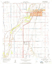 Brawley 1957 topographic map thumbnail