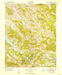 Briones Valley 1947 topographic map thumbnail