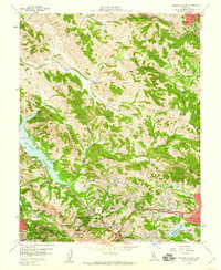 Briones Valley 1959 topographic map thumbnail