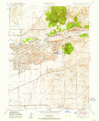 Browns Valley 1947 topographic map thumbnail