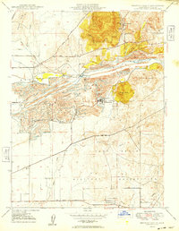 Browns Valley 1949 topographic map thumbnail