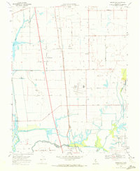 Bruceville 1968 topographic map thumbnail