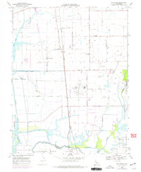 Bruceville 1968 topographic map thumbnail