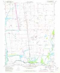 Bruceville 1968 topographic map thumbnail