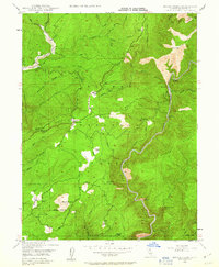Brush Creek 1947 topographic map thumbnail