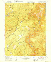 Brush Creek 1949 topographic map thumbnail