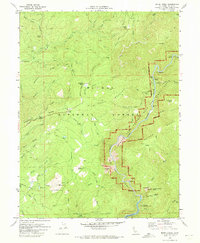 Brush Creek 1970 topographic map thumbnail