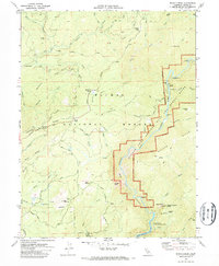 Brush Creek 1970 topographic map thumbnail