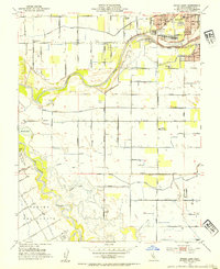Brush Lake 1953 topographic map thumbnail
