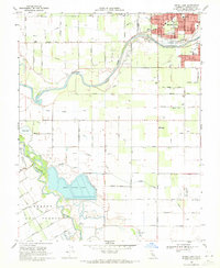 Brush Lake 1969 topographic map thumbnail
