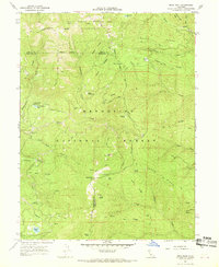 Buck Rock 1967 topographic map thumbnail