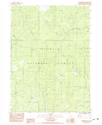 Buckhorn Bally 1983 topographic map thumbnail