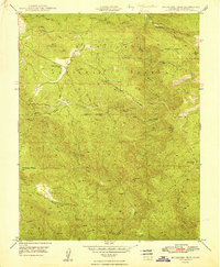 Buckhorn Peak 1948 topographic map preview