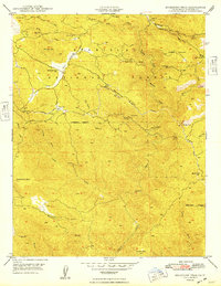 Buckhorn Peak 1949 topographic map thumbnail