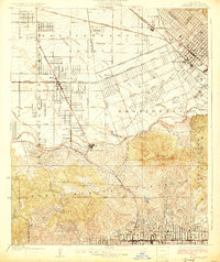 Burbank 1926 topographic map thumbnail
