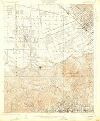 Burbank 1926 topographic map thumbnail