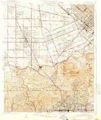 Burbank 1926 topographic map thumbnail