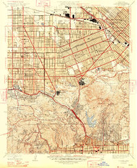 Burbank 1948 topographic map thumbnail